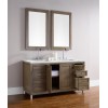 Chicago Whitewashed Walnut 60" Double (Vanity Only Pricing)